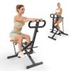 Squat Machine for Home, Assist Trainer for Glutes Workout Foldable with Resistance Bands, for Botty Glutes Butt Thighs