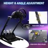 Racing Wheel Stand, G920 Steering Wheel Stand Adjustable with Shifter Mount Holder, Wheel Stand Fits for Logitech G25 G27 G29 G923
