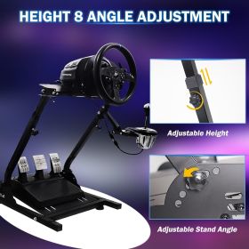 Racing Wheel Stand, G920 Steering Wheel Stand Adjustable with Shifter Mount Holder, Wheel Stand Fits for Logitech G25 G27 G29 G923