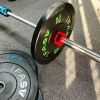 Olympic Weight Plates, Rubber Bumper Plates, 2 Inch Steel Insert 25lb Bundle Options Available for Home Gym Strength Training, Weightlifting