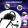 Racing Wheel Stand, G920 Steering Wheel Stand Adjustable with Shifter Mount Holder, Wheel Stand Fits for Logitech G25 G27 G29 G923